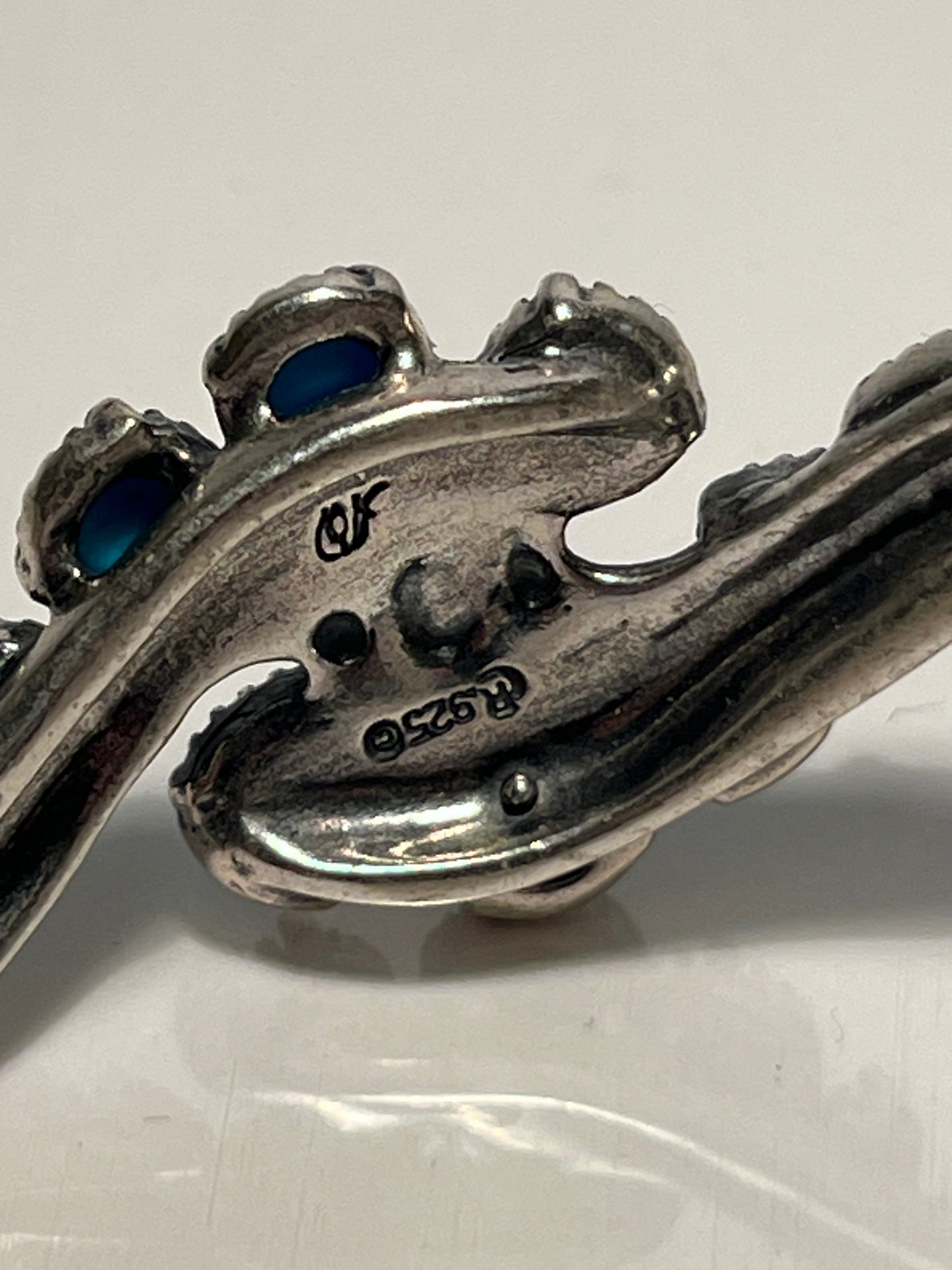 Sterling Silver Carolyn Pollack Turquoise Cuff Bracelet