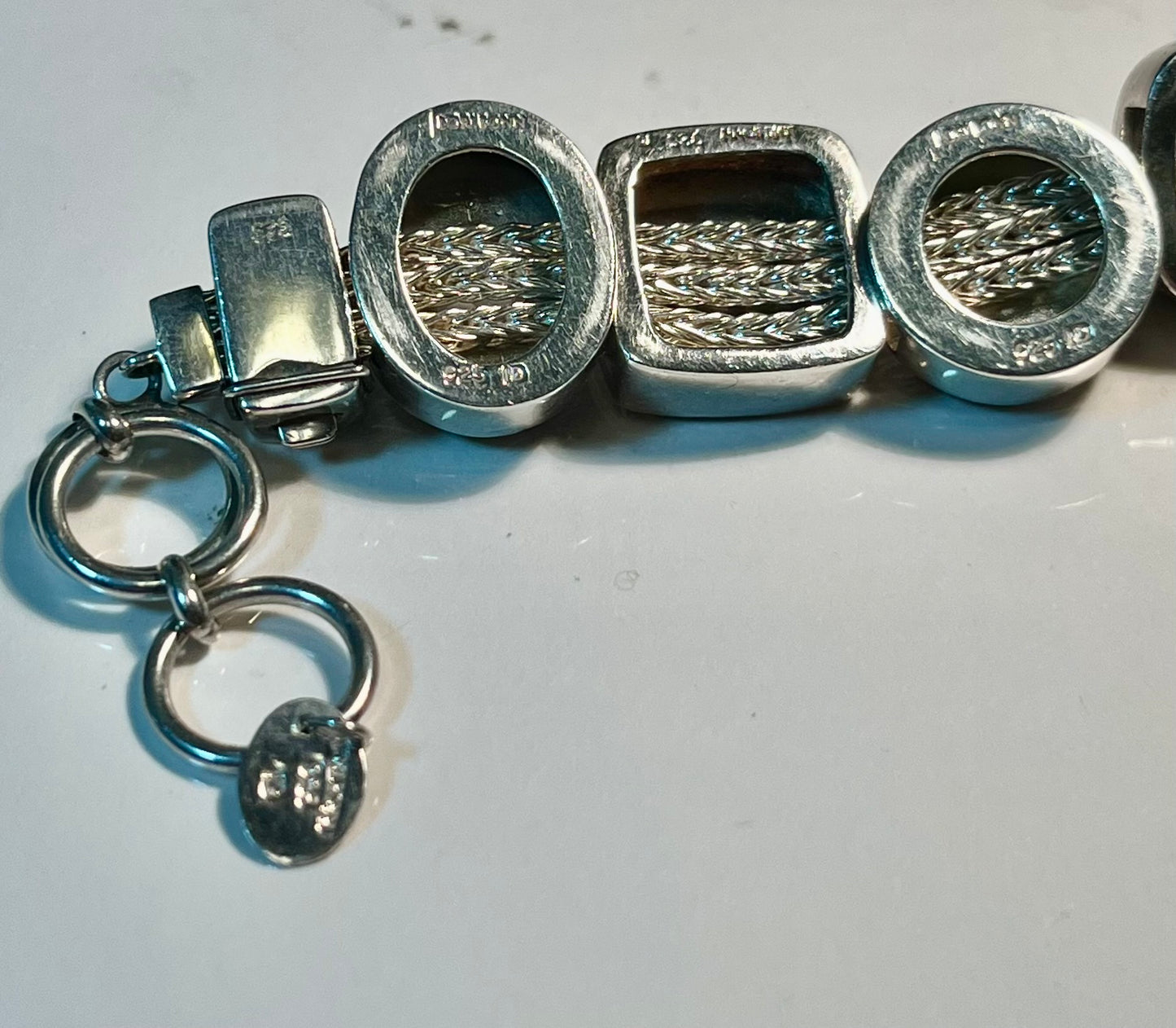 Lori Bonn Sterling Silver Slide Charm Bracelet
