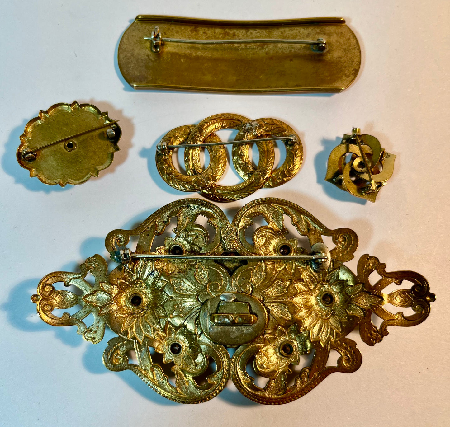 Five Vintage Pins/Brooches
