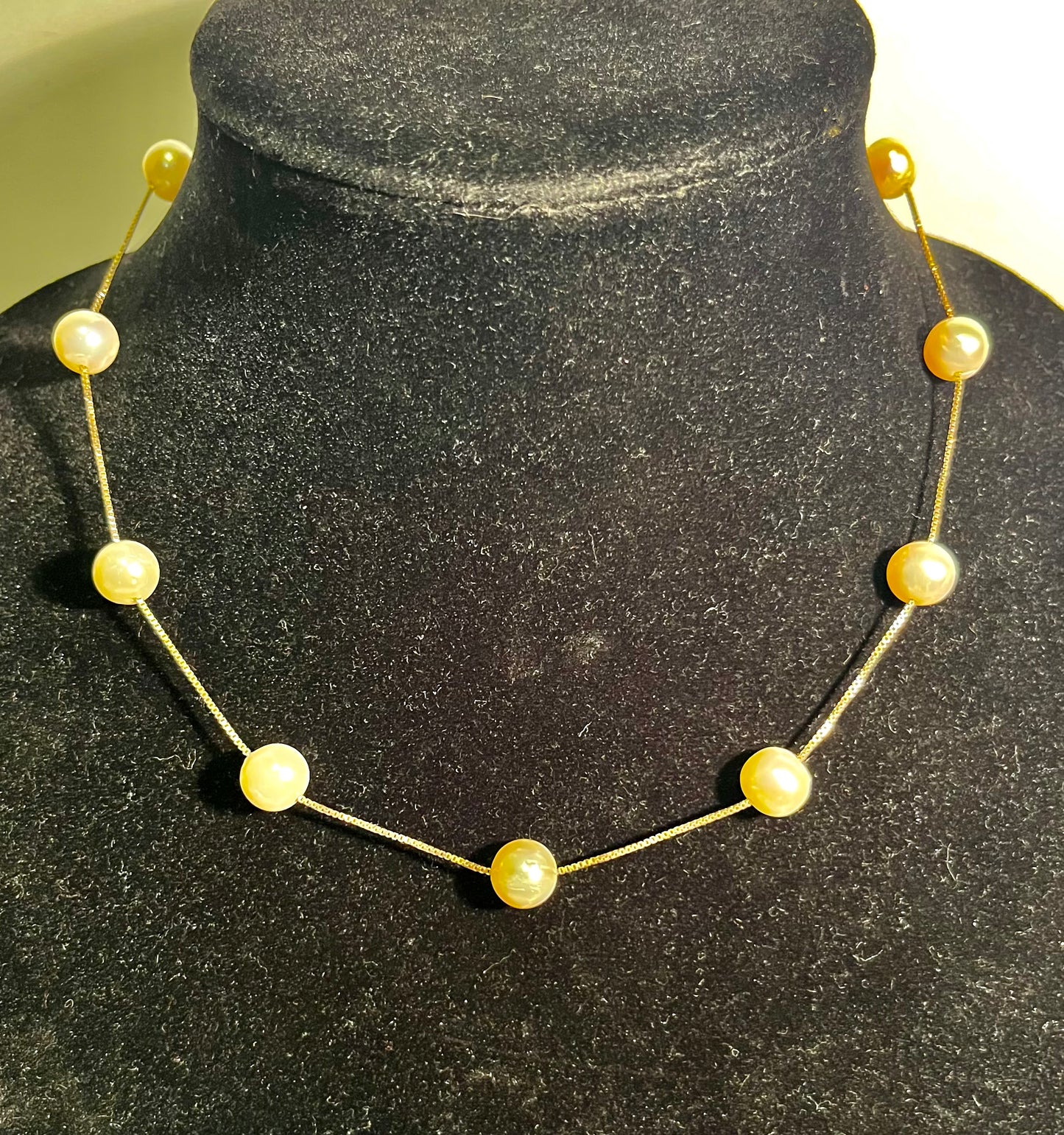Sterling Silver Pearl Necklace