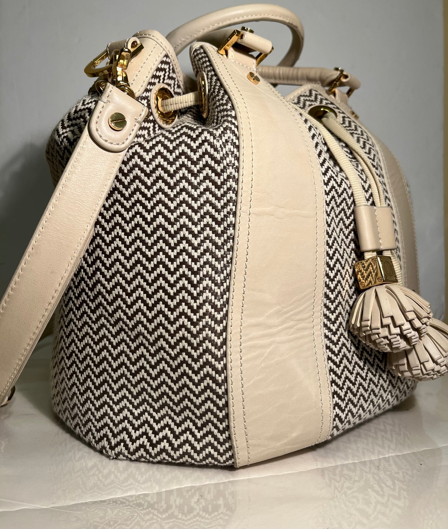 Tori Burch Bucket Tote New