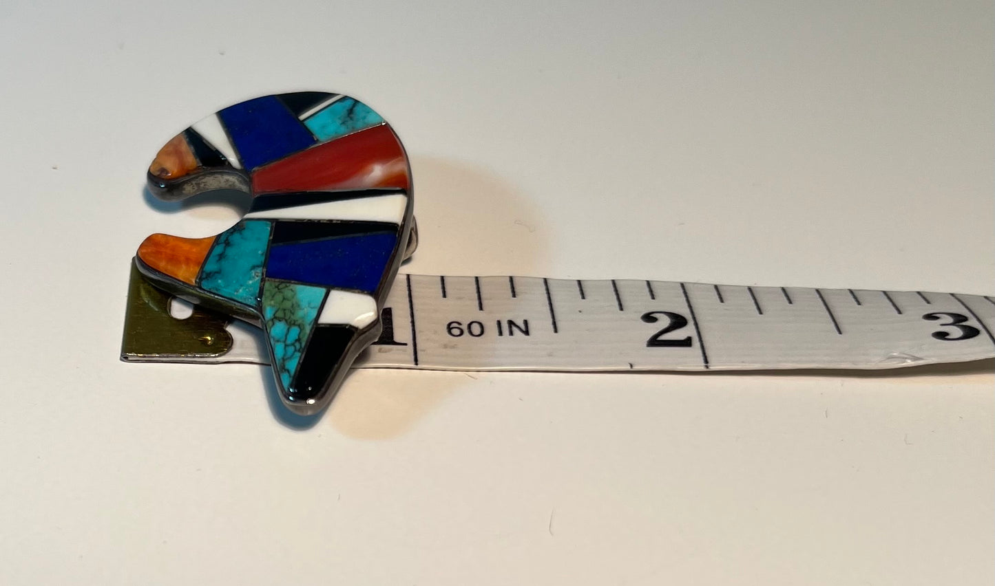 Calvin Begay Sterling Silver Brooch/Pendant