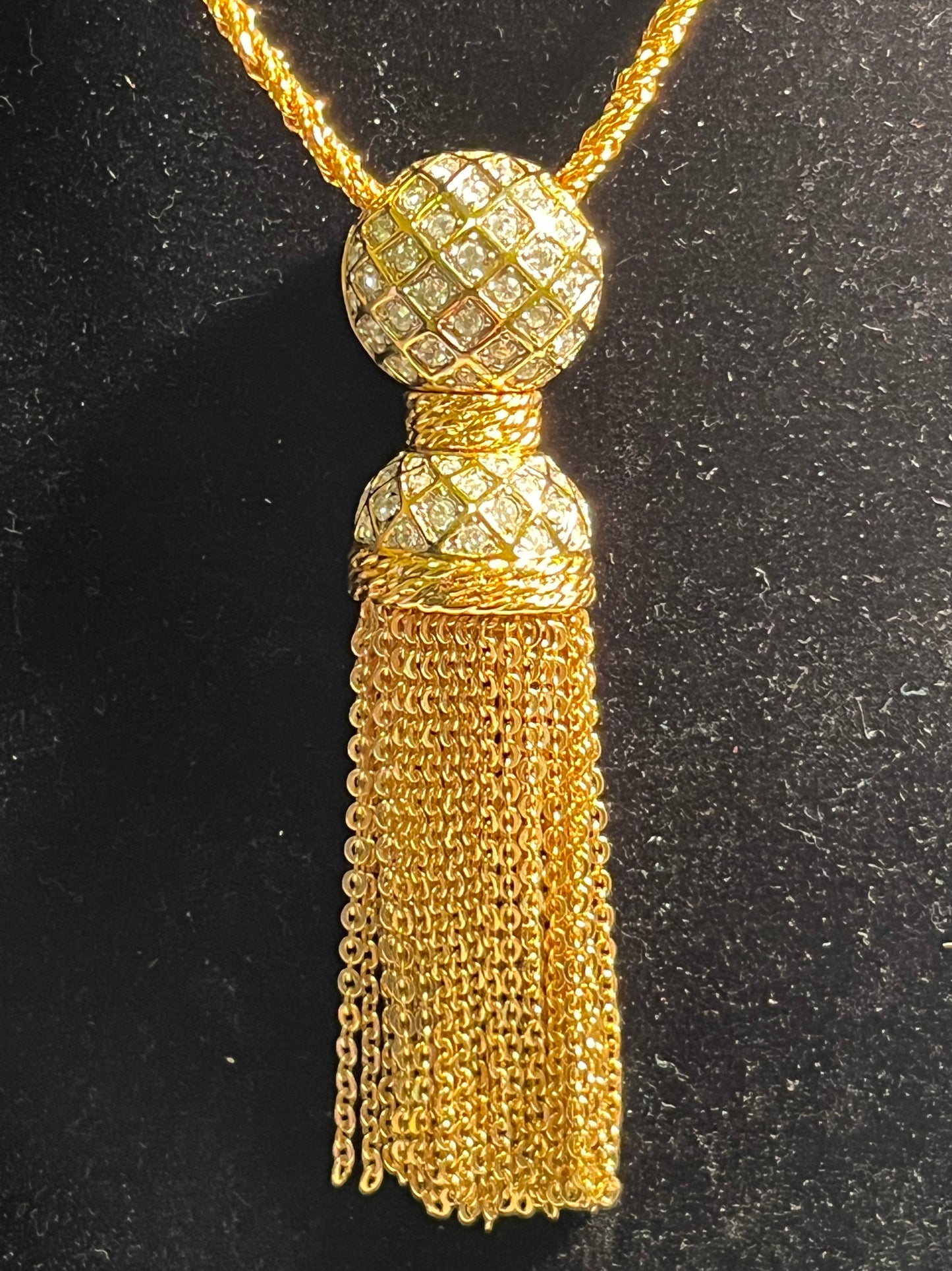 Swarovski Tassel Necklace