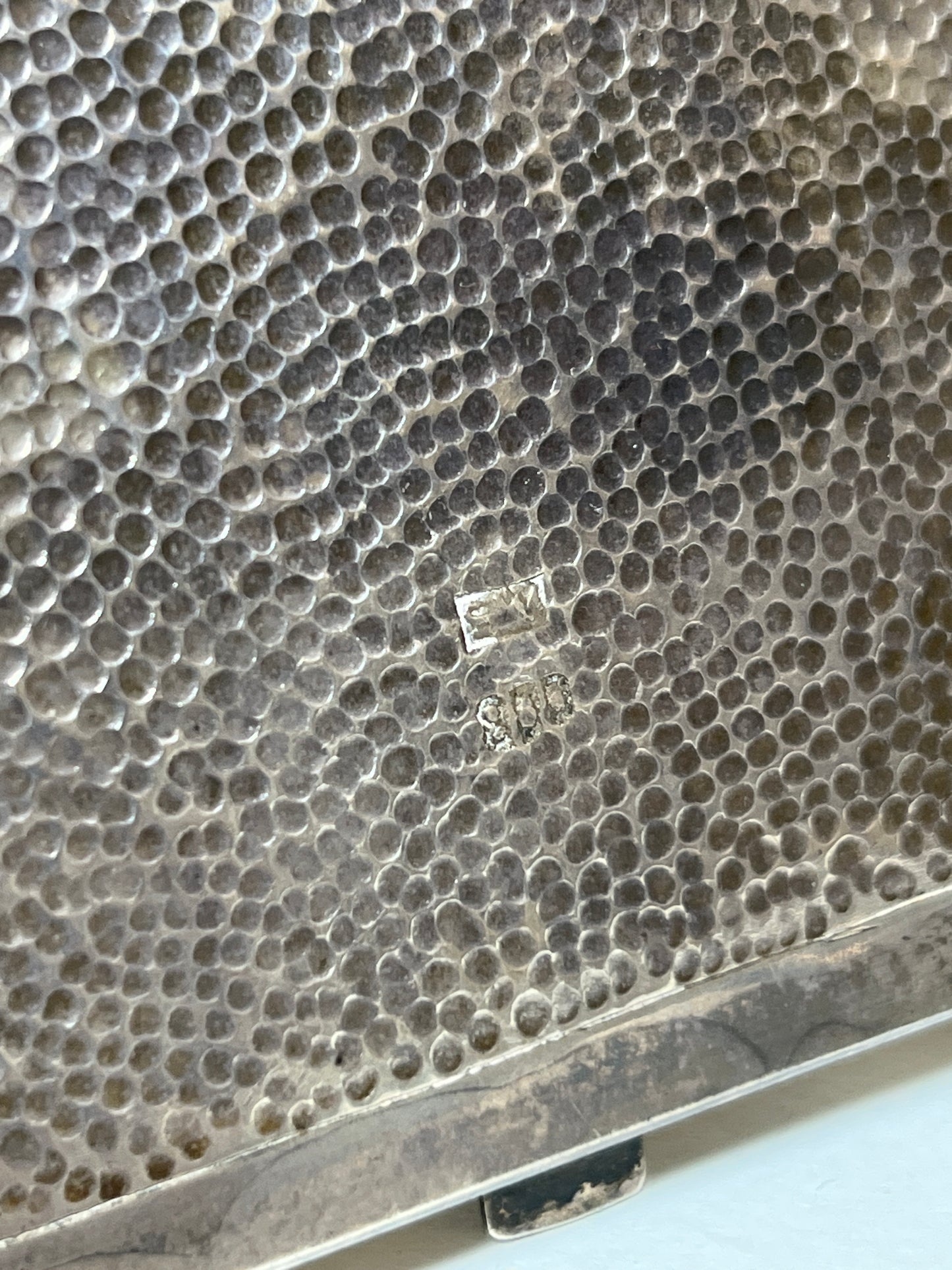 800 Silver Cigarette Case