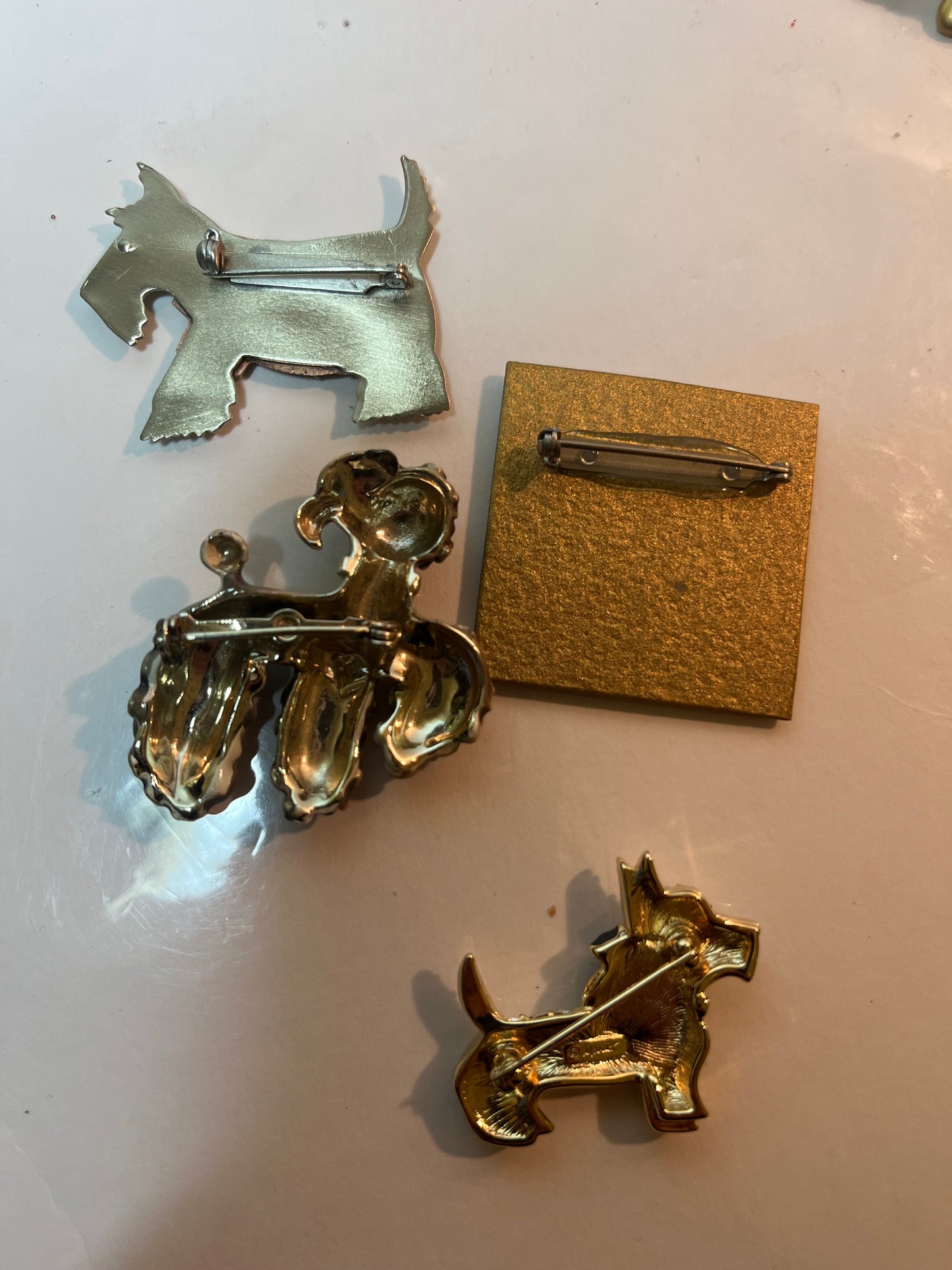 Terrier & Poodle Pins/Brooches