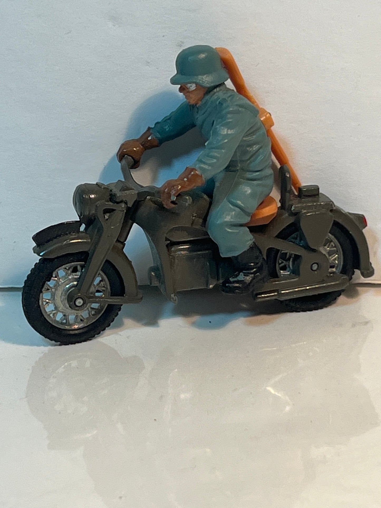 Vintage BMW German Motorcycle & Sidecar Toy Set