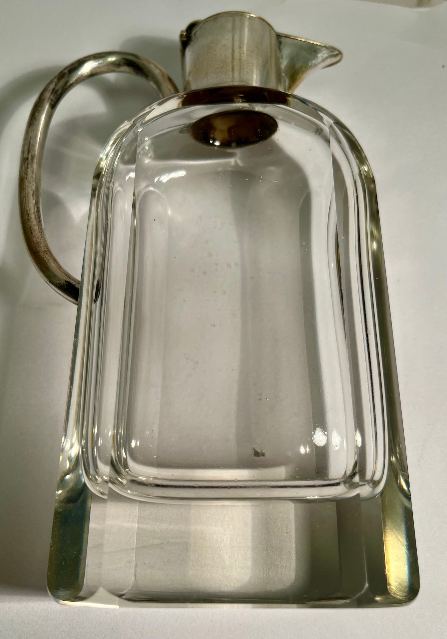 Pair of Art Deco Crystal Carafes