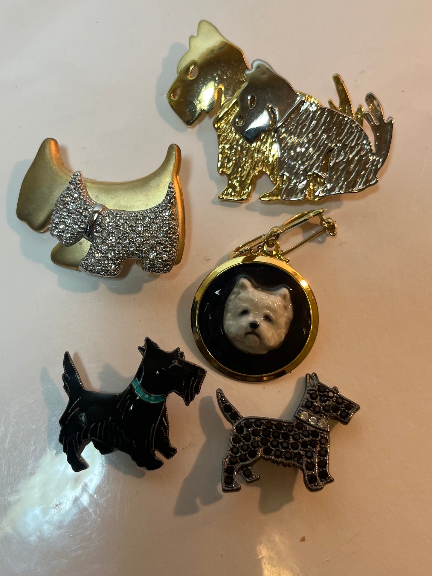 Terrier & Poodle Pins/Brooches