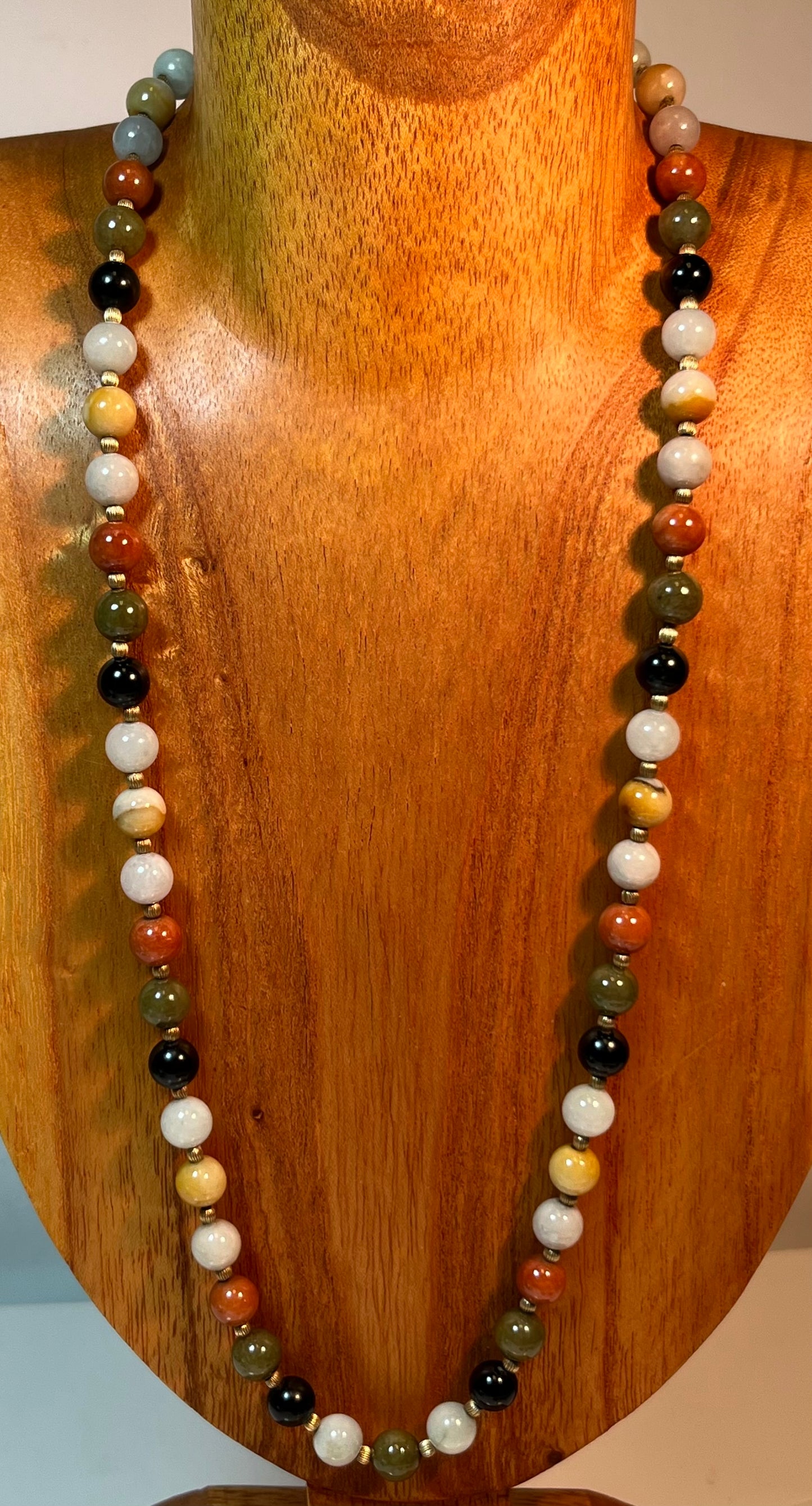 14K Gold & Bead Necklaces (3)