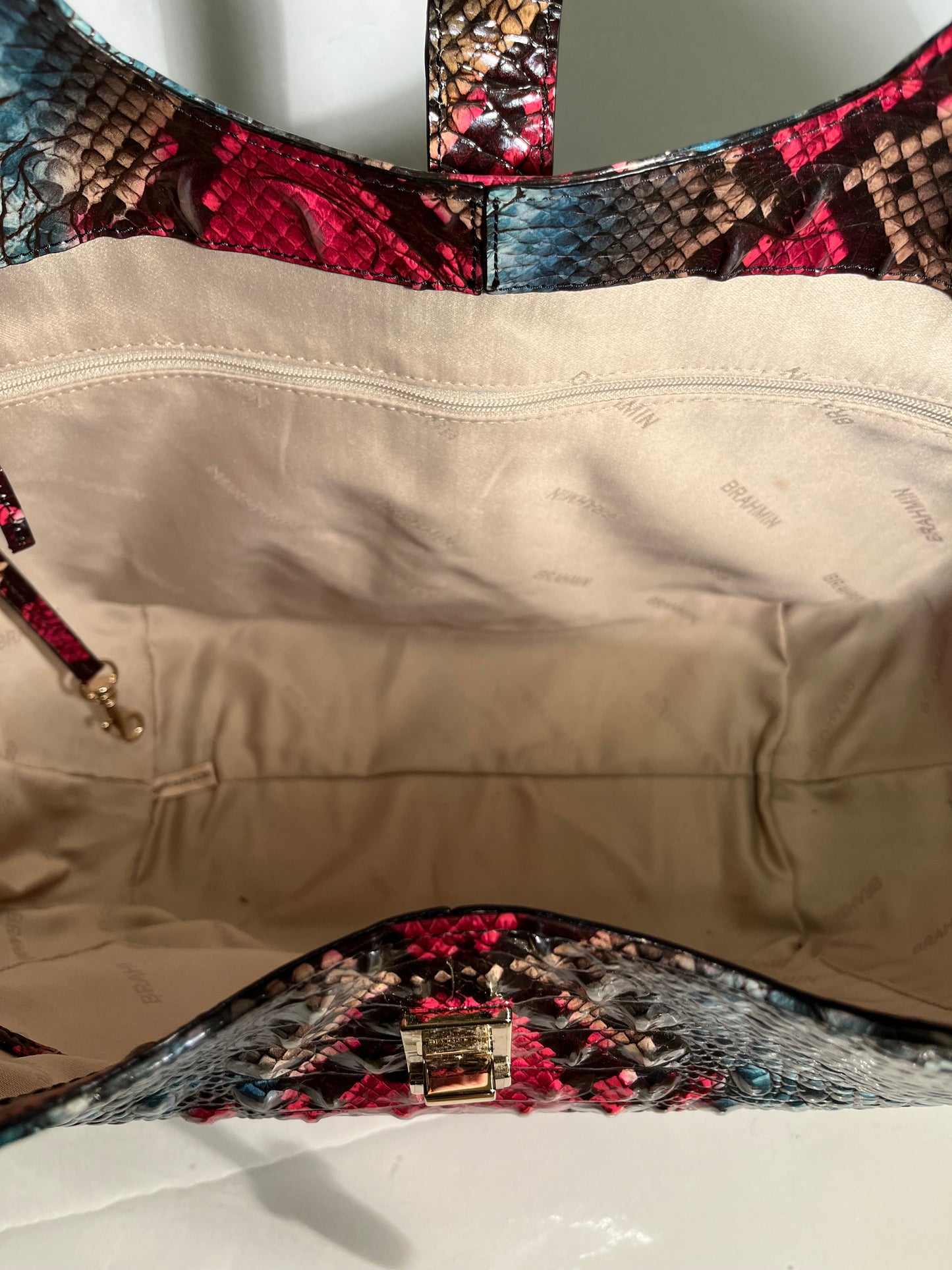 Brahmin Leather Carla Tote New