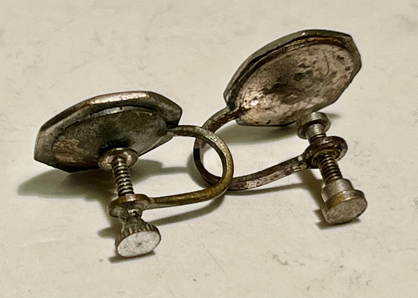 Vintage Enameled Earrings