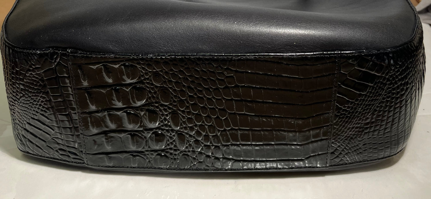 Brahmin Black Leather Handbag New