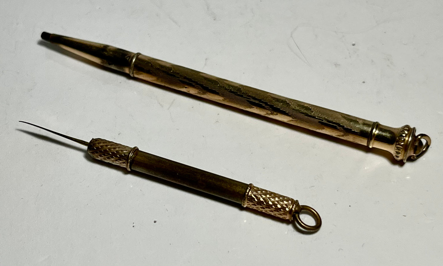 Victorian Refillable Pencil & Retractable Toothpick