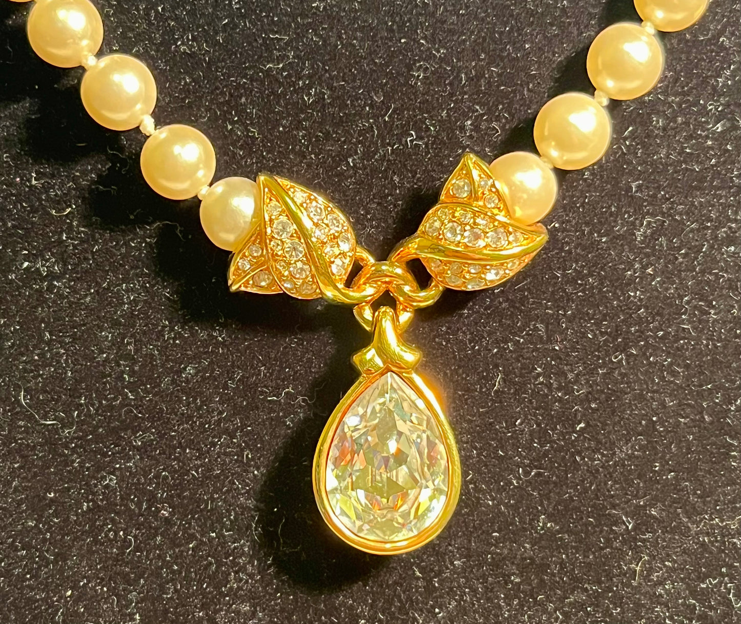 Swarovski Crystal & Pearl Necklace