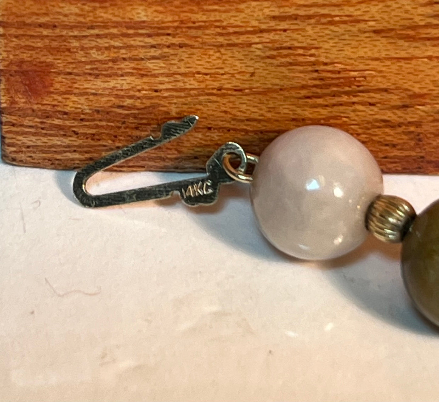 14K Gold & Bead Necklaces (3)