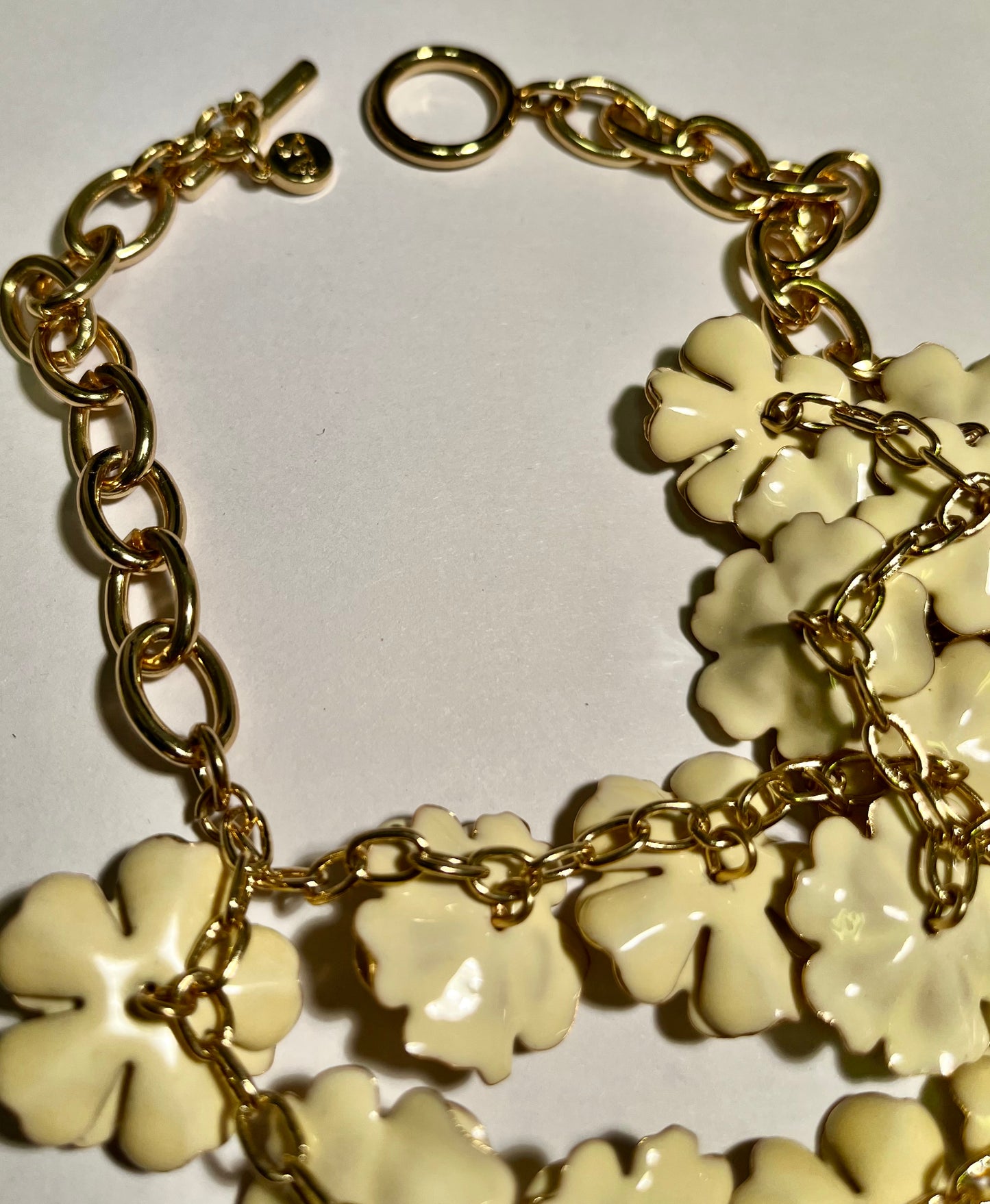 Enameled Floral Necklace