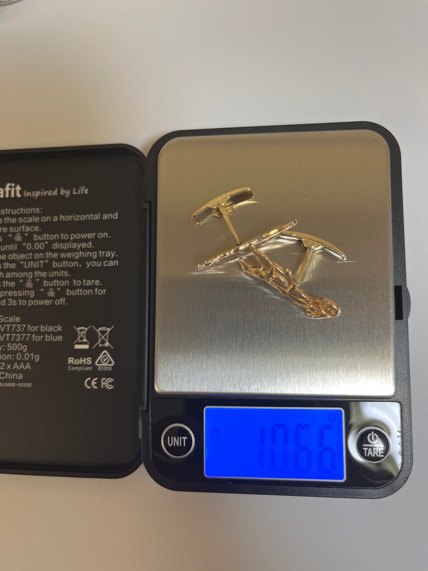 14K Gold Harness Racing Cufflinks