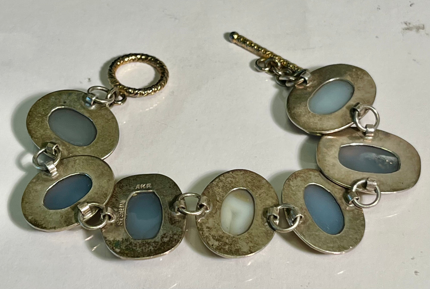 Amy Khan Russell Sterling Silver & Druzy Bracelet