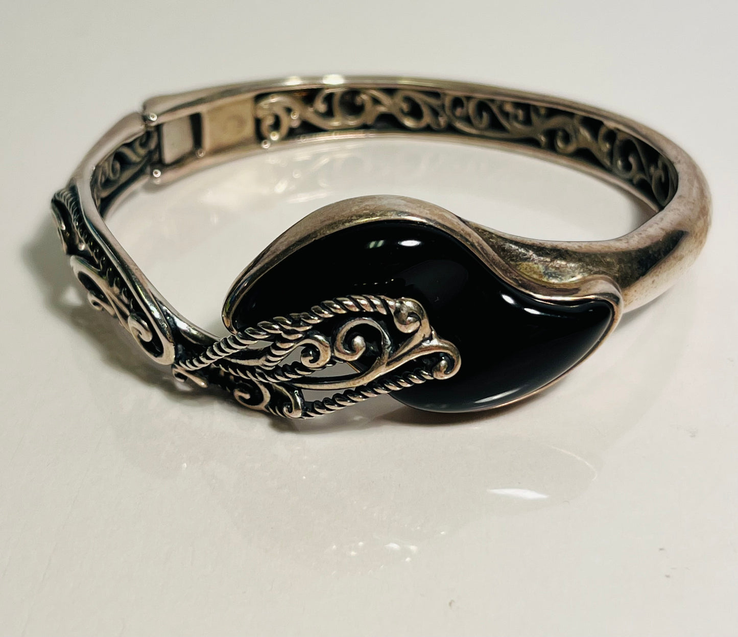 Carolyn Pollack Sterling Silver & Black Onyx Bracelet