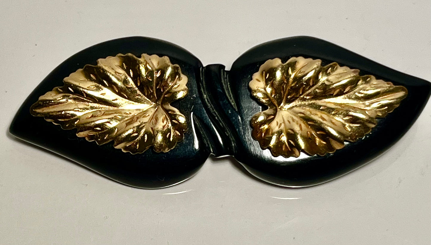 Vintage Brooch & Shoe Clip Set
