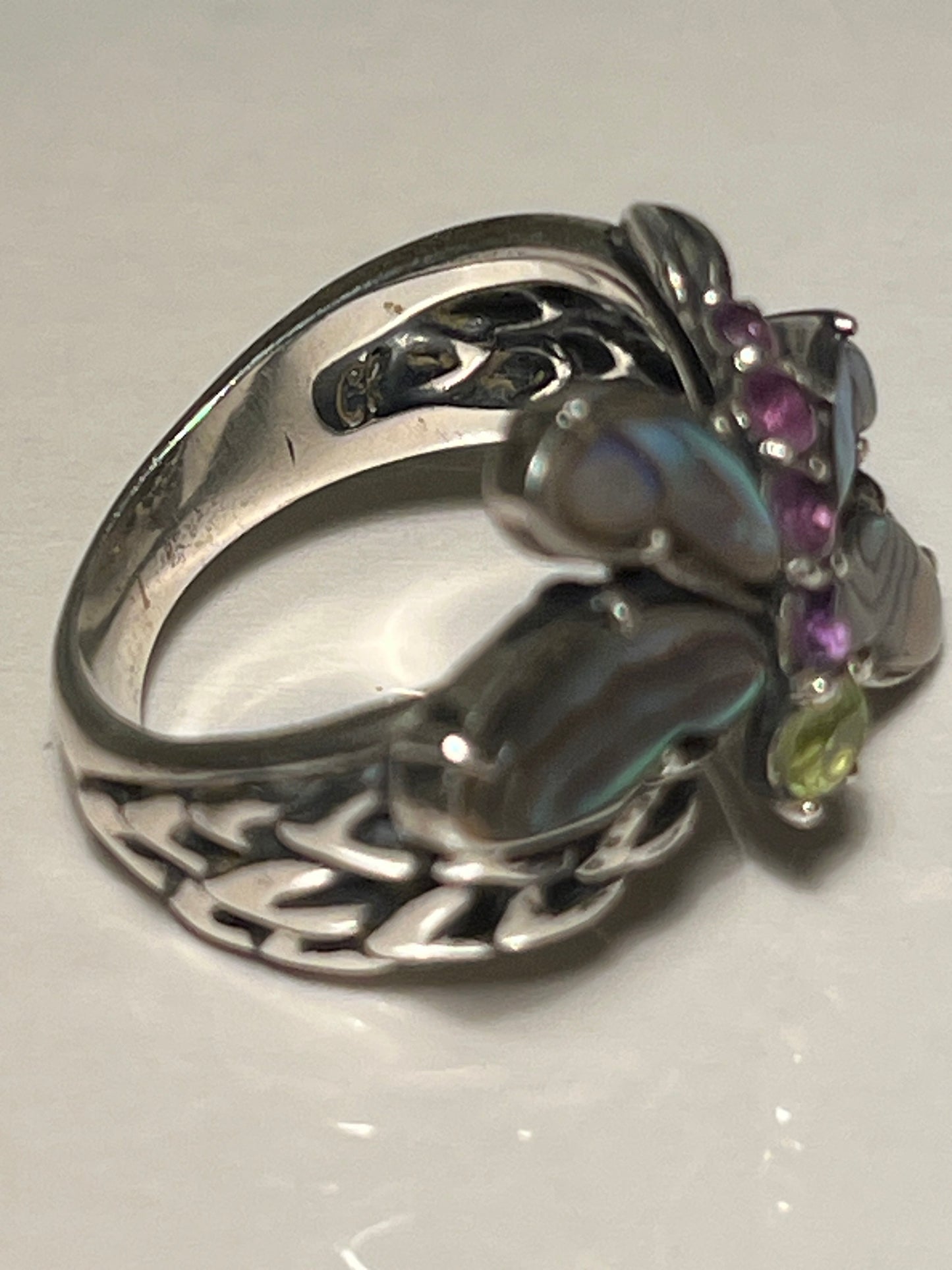 Carolyn Pollock Sterling Silver Firefly Ring