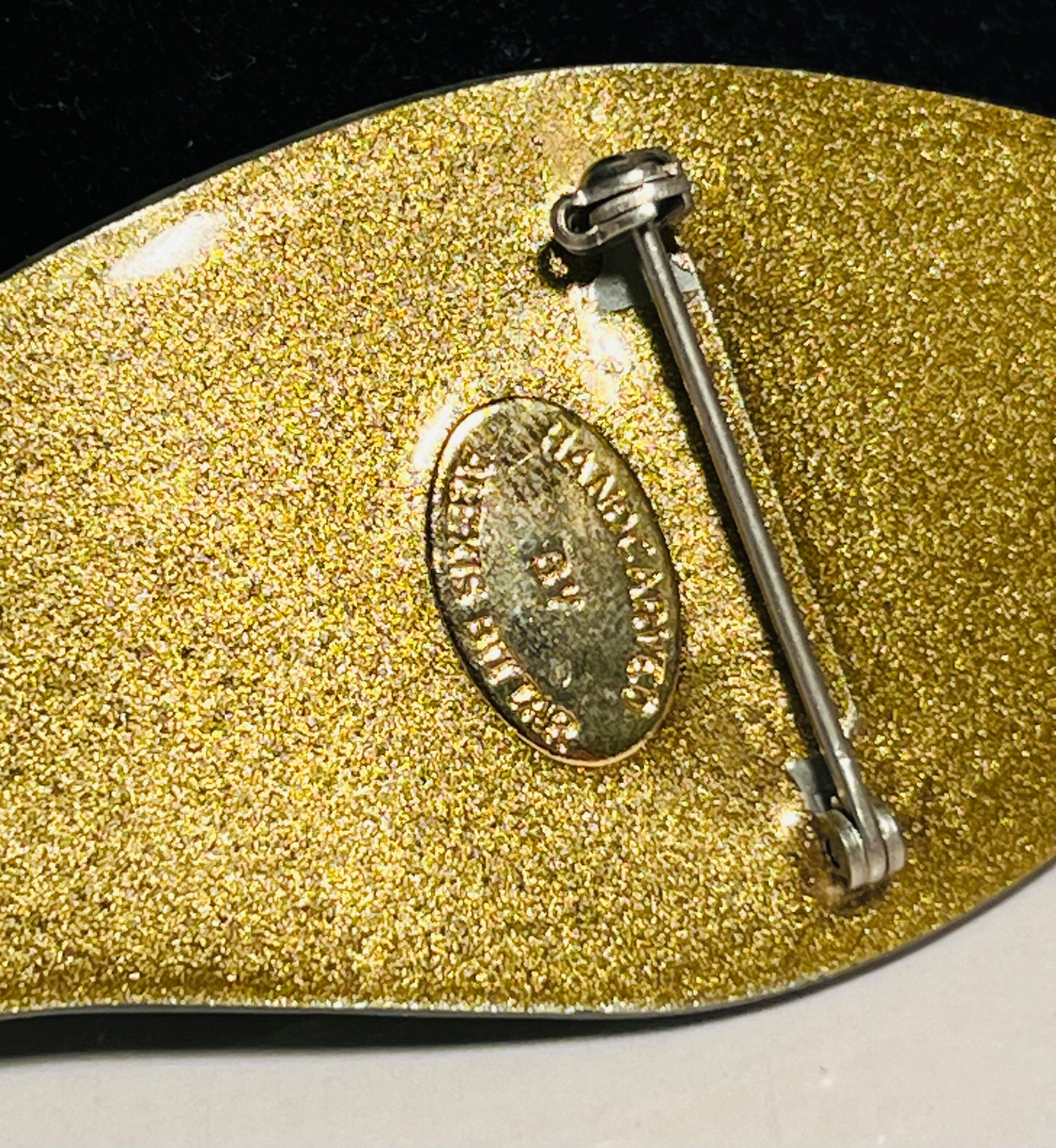 Alexis Bittar Lucite Leaf with Ants Brooch