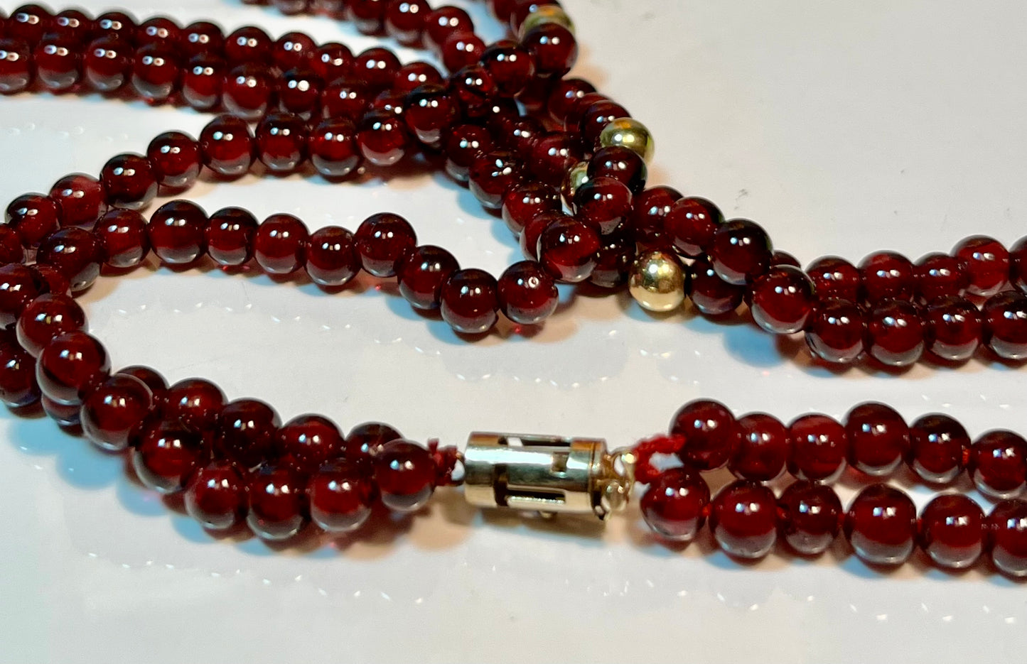 14K Gold & Bead Necklaces (3)