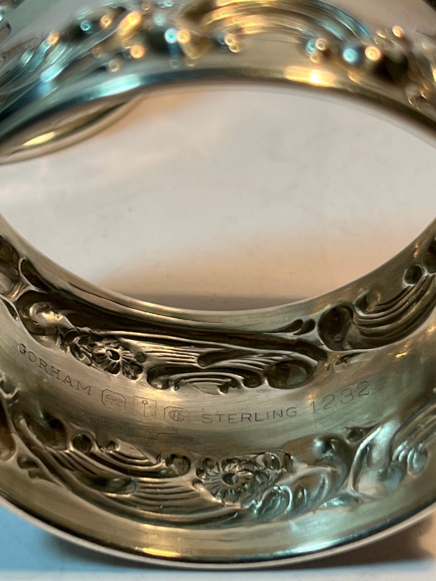 Set of Gotham Sterling Silver Napkin Rings