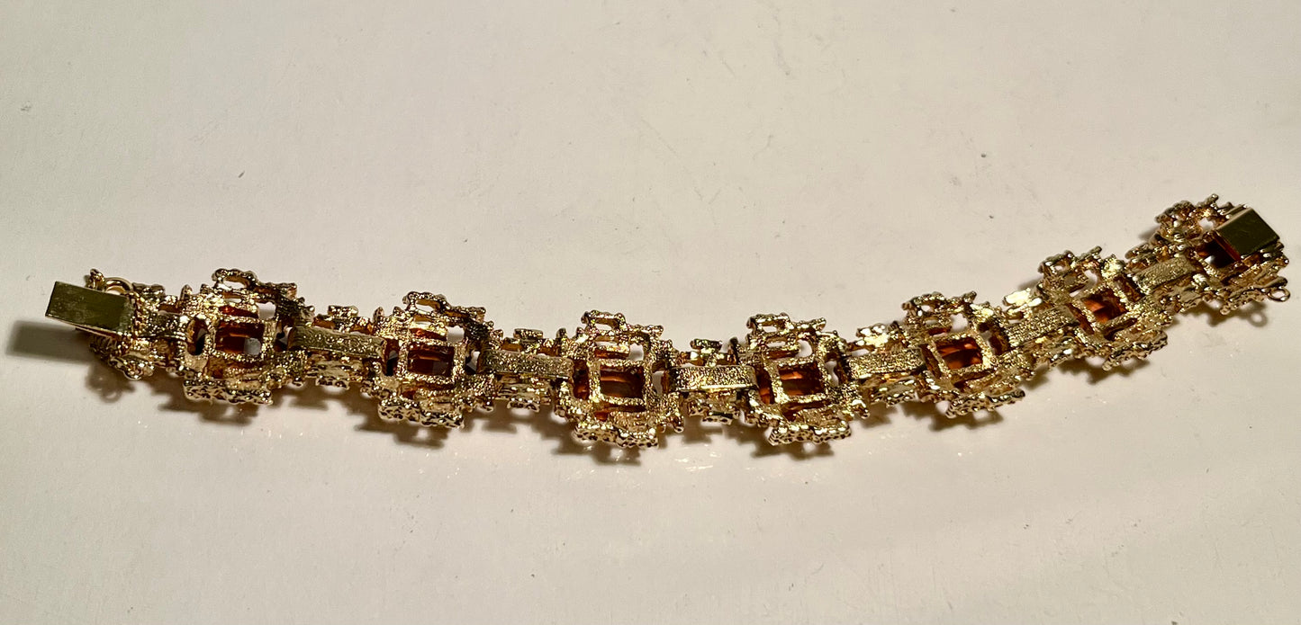 Vintage Panetta Bracelet & Earrings Set