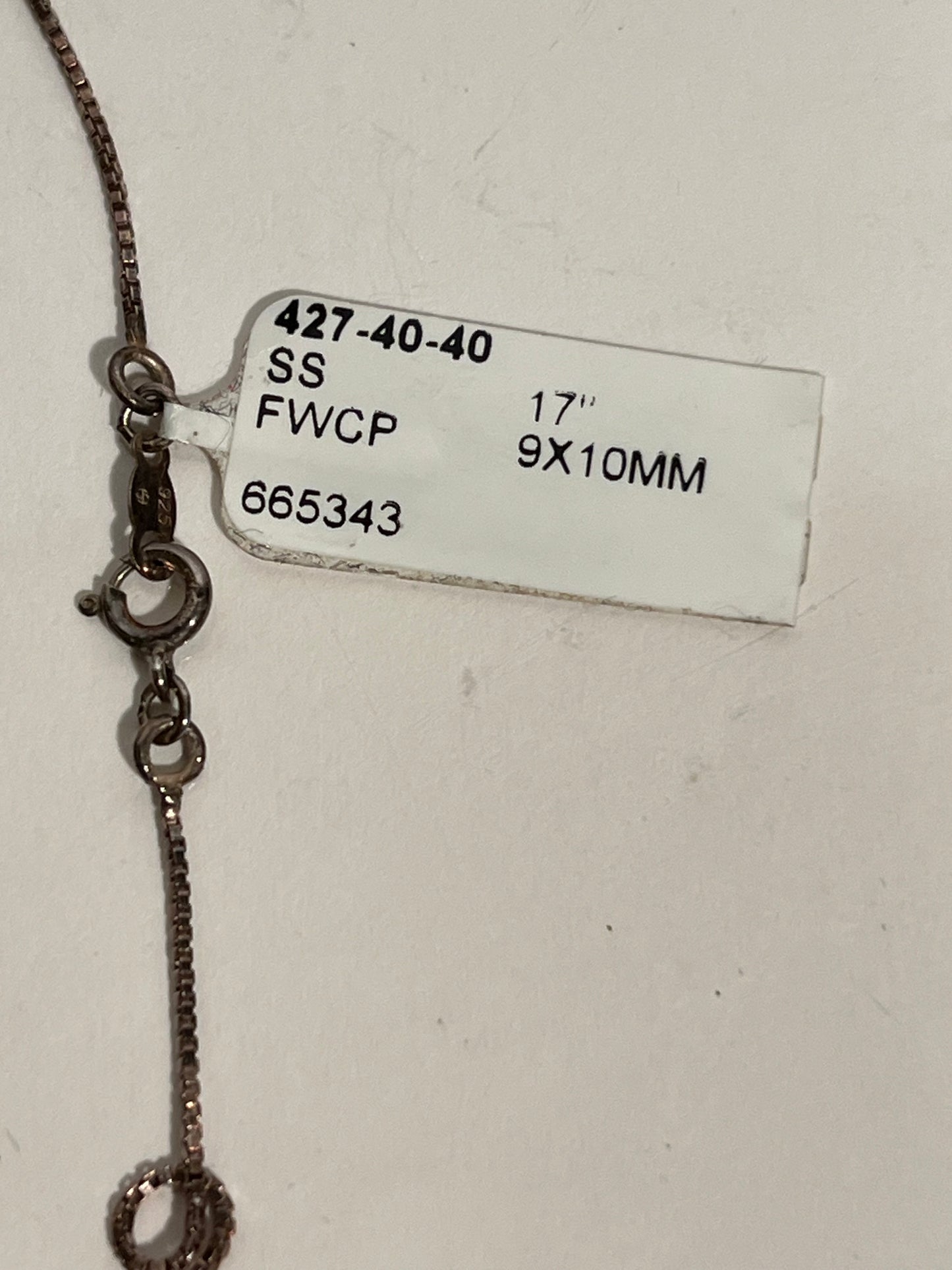 Sterling Silver Pearl Necklace