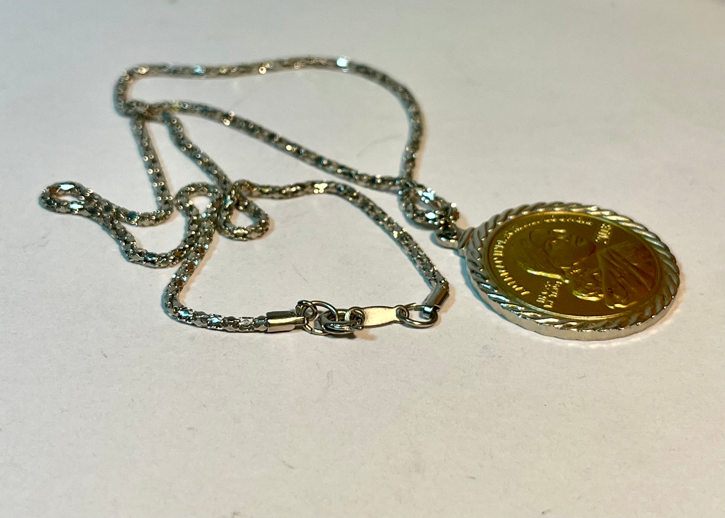 Sacagawea Coin Pendant with Chain