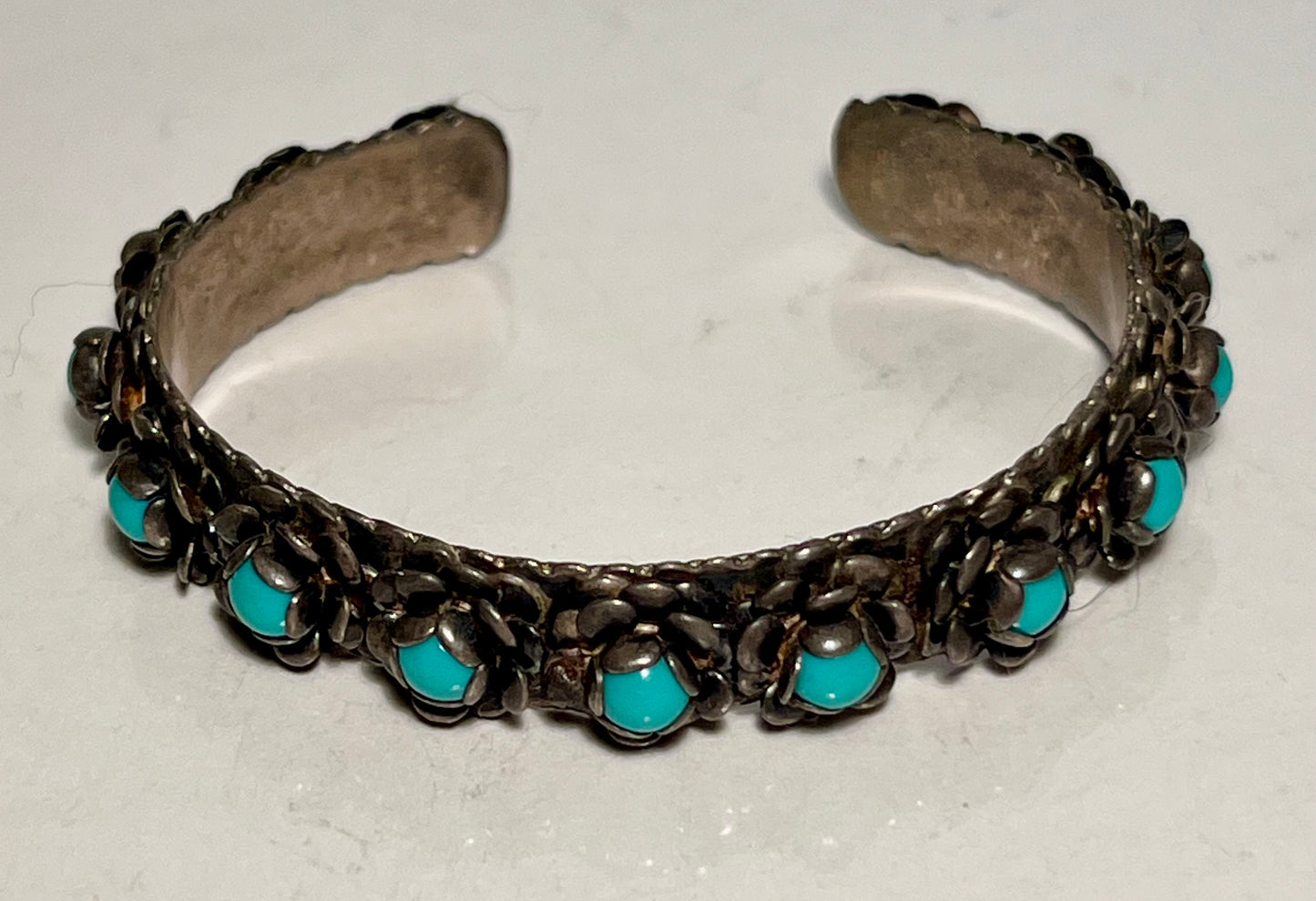 Sterling Silver Turquoise Cuff Bracelet