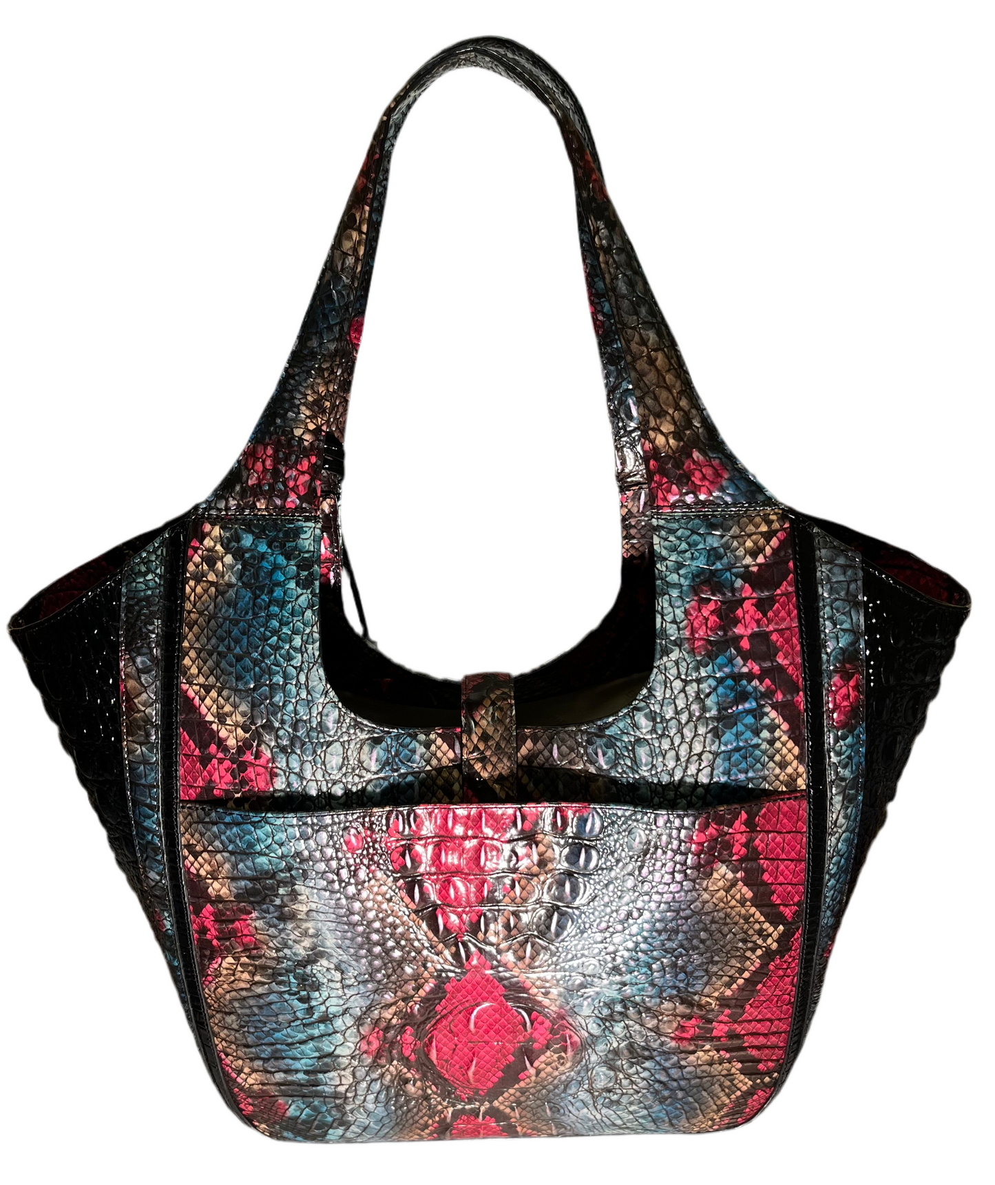 Brahmin Leather Carla Tote New