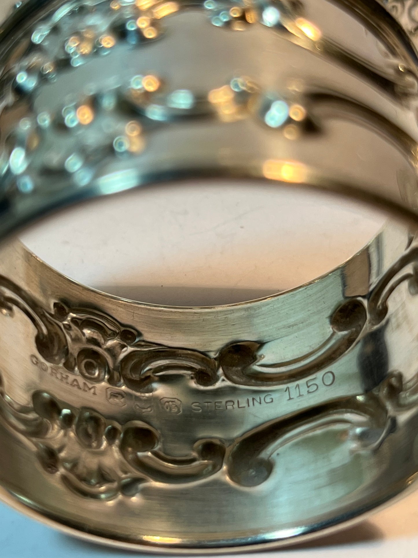 Set of Gotham Sterling Silver Napkin Rings
