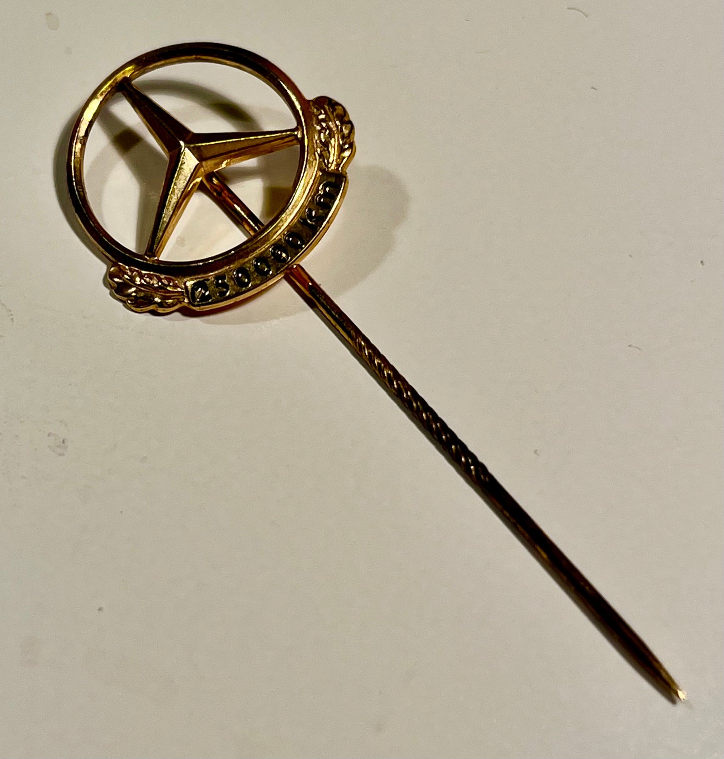Mercedes Benz German Silver 250,00 km Stick Pin