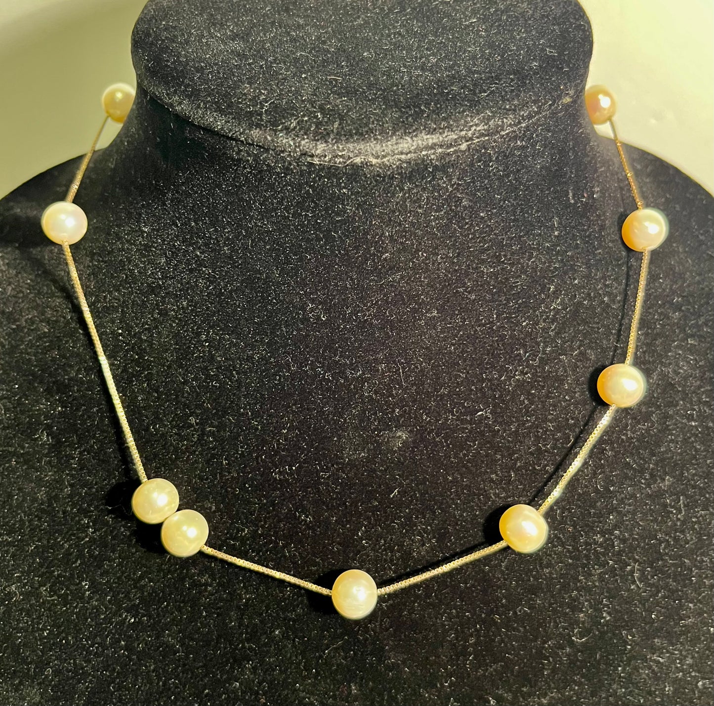 Sterling Silver Pearl Necklace