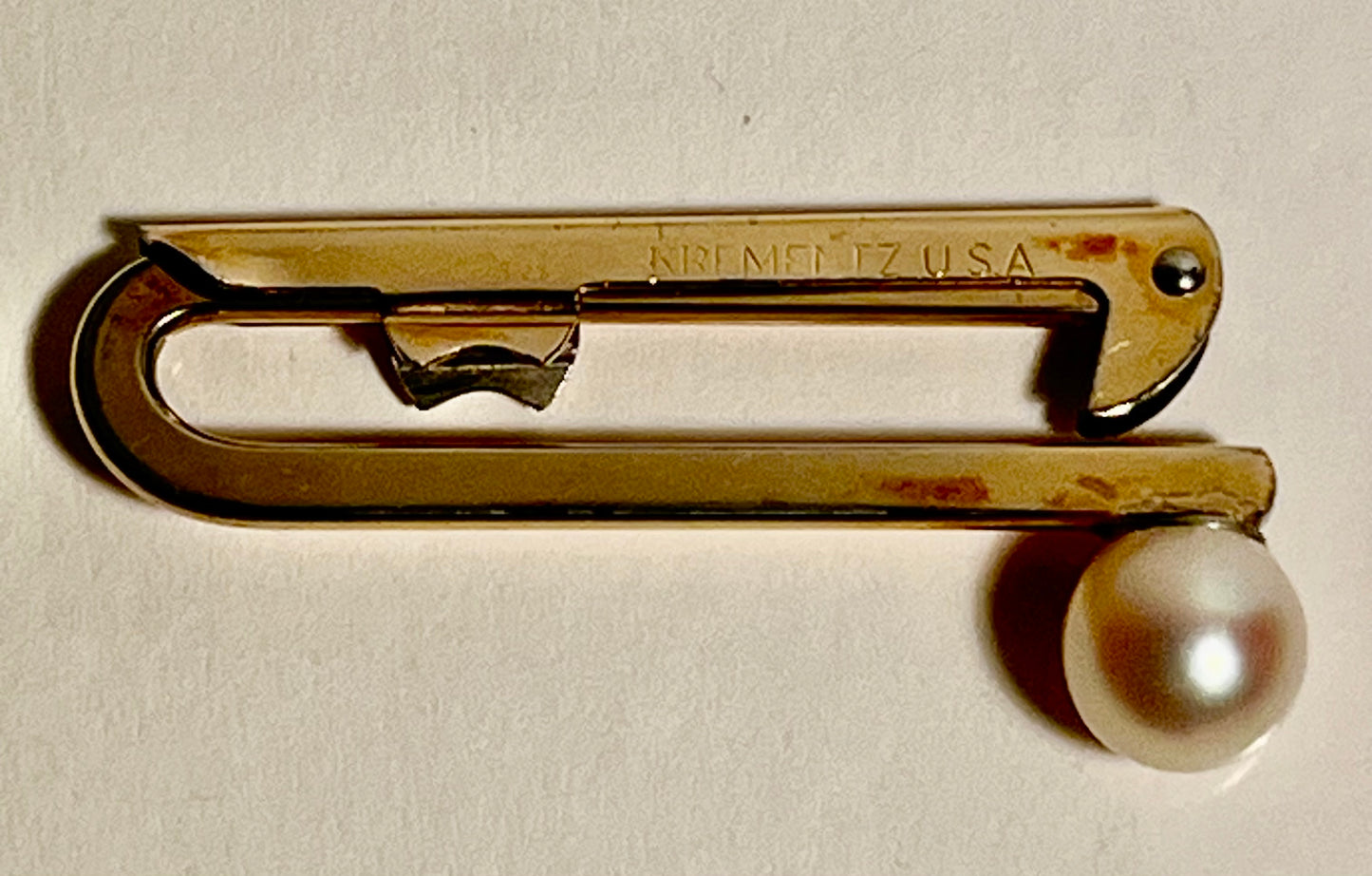 Vintage Krementz Tie Clasp