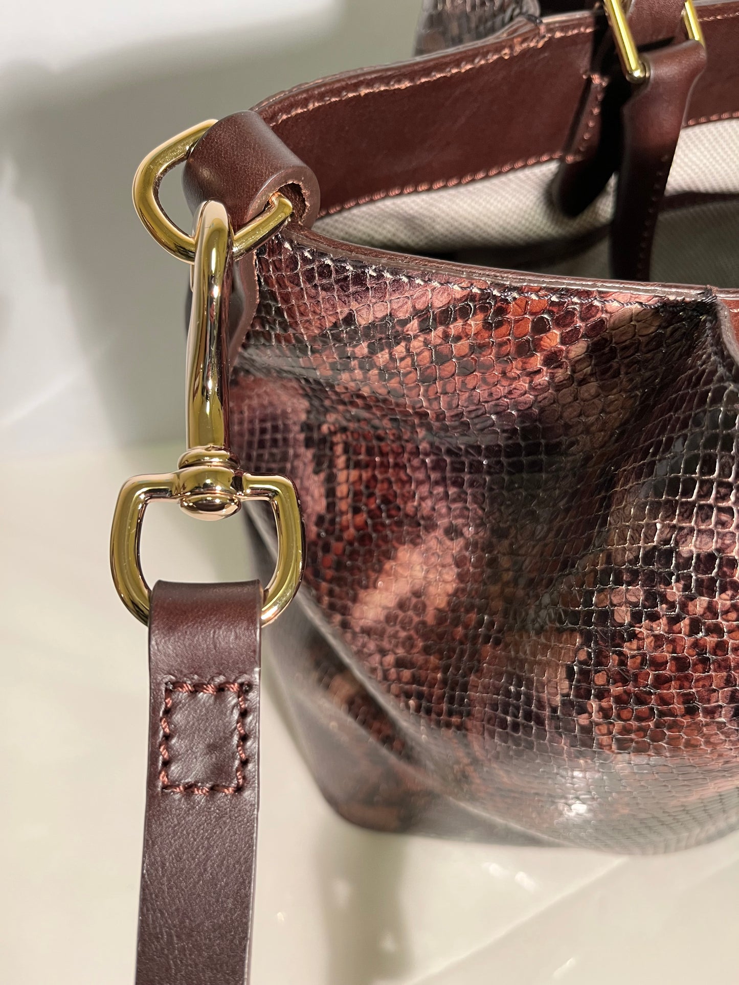 Dooney & Bourke Snakeskin Handbag New