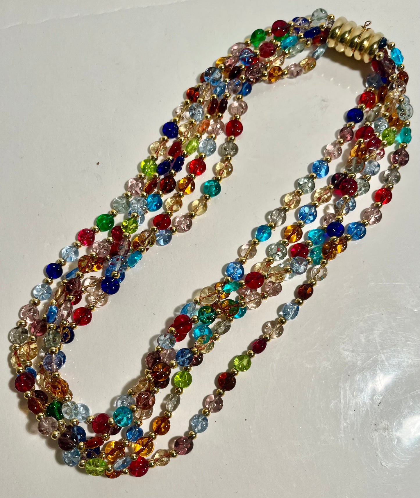 Beaded Necklaces & Two Bracelets