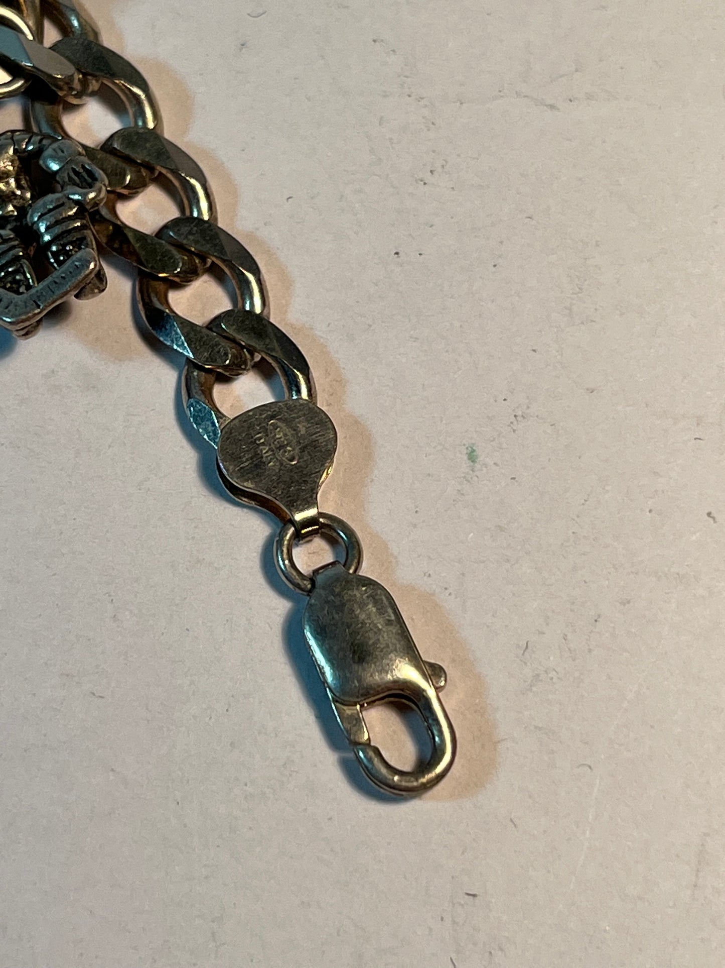 Vintage Sterling Silver Charm Bracelet w/Charms