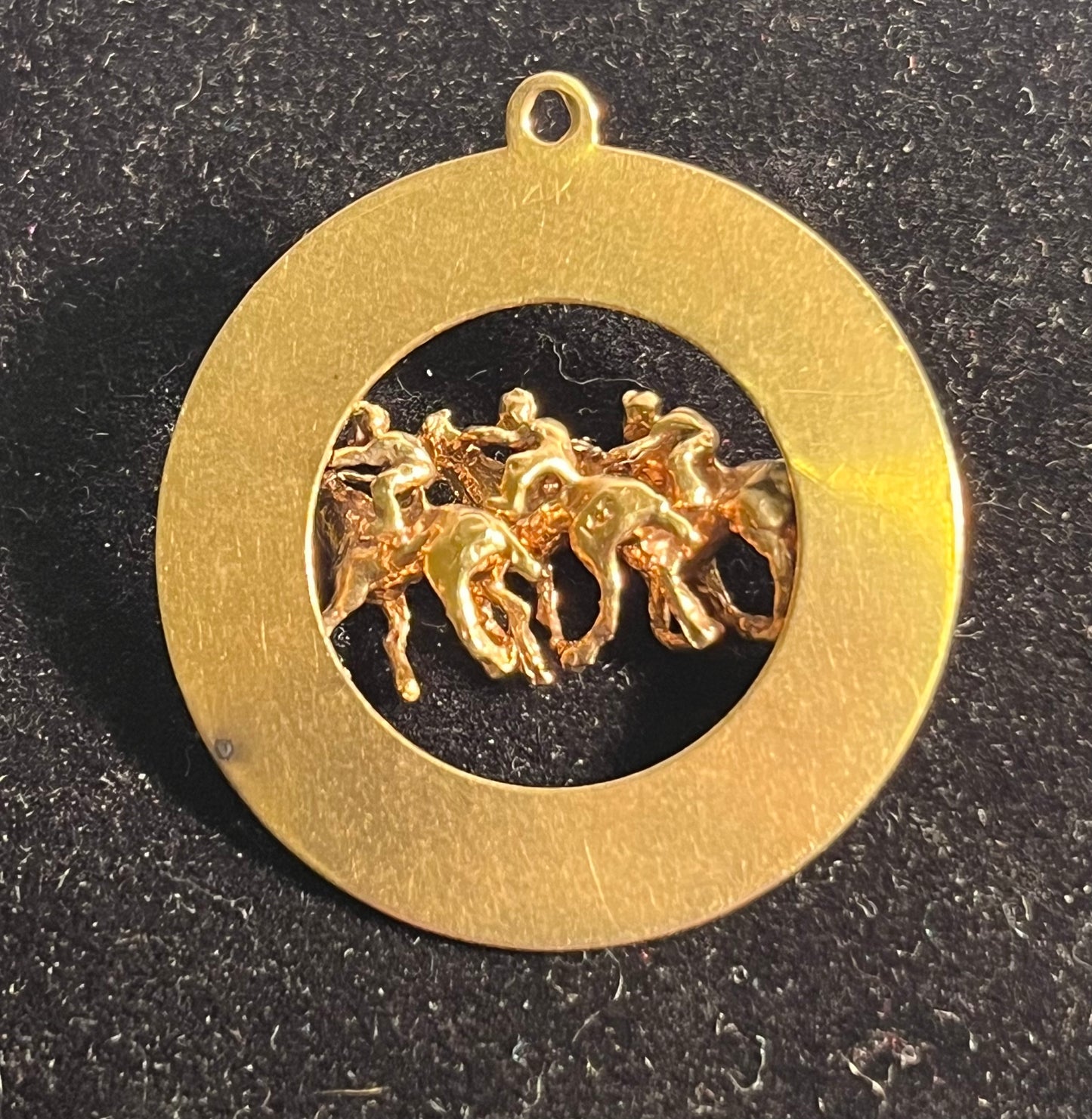 Vintage 14K Gold Horse Pendant