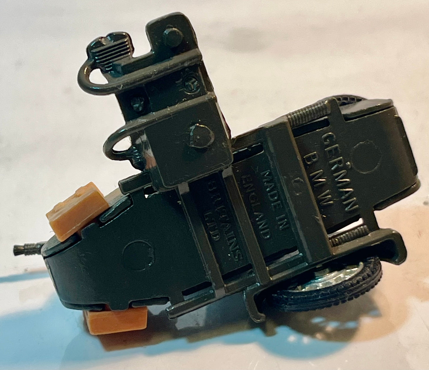 Vintage BMW German Motorcycle & Sidecar Toy Set