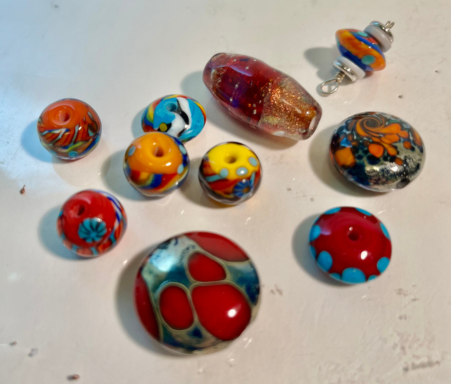 Collection of Lampmaker Glass Beads