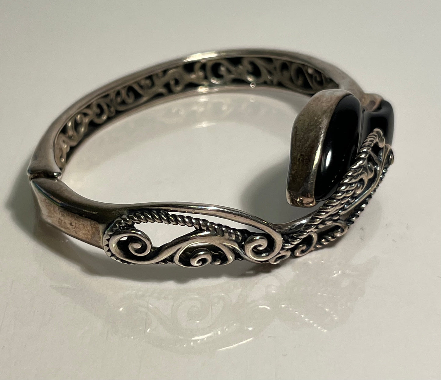 Carolyn Pollack Sterling Silver & Black Onyx Bracelet