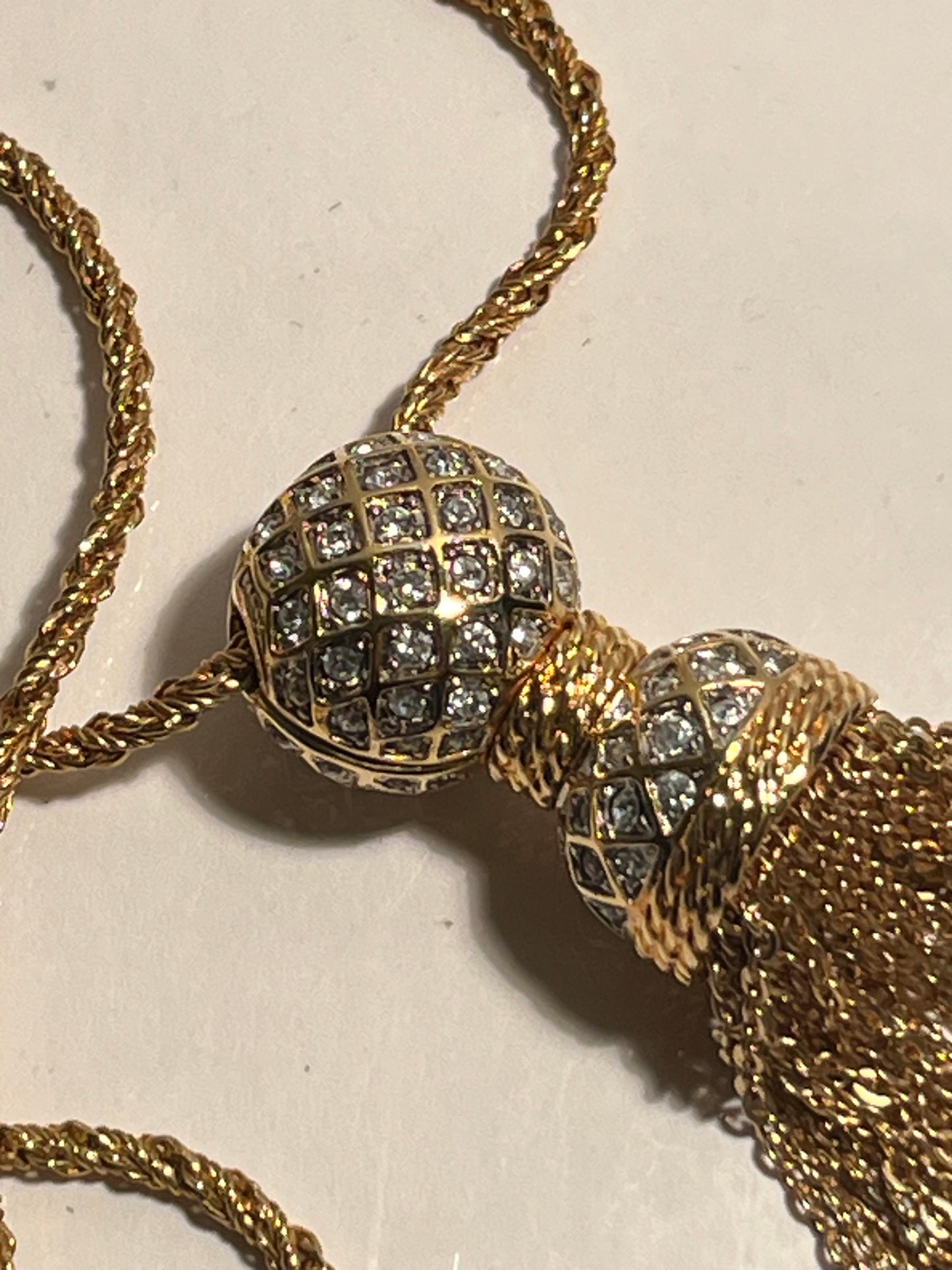 Swarovski Tassel Necklace