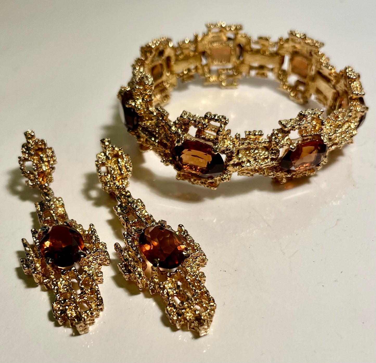 Vintage Panetta Bracelet & Earrings Set