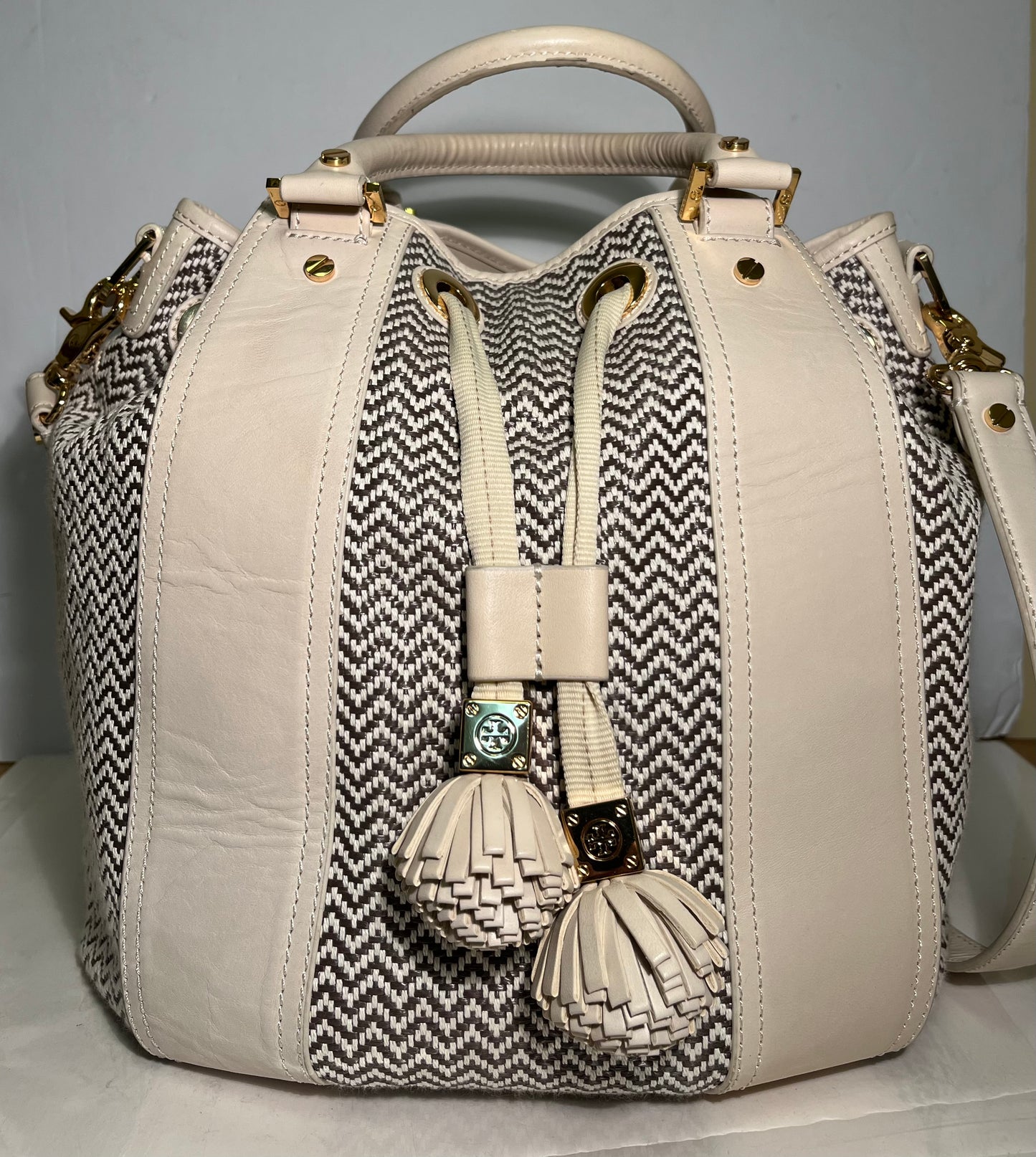 Tori Burch Bucket Tote New