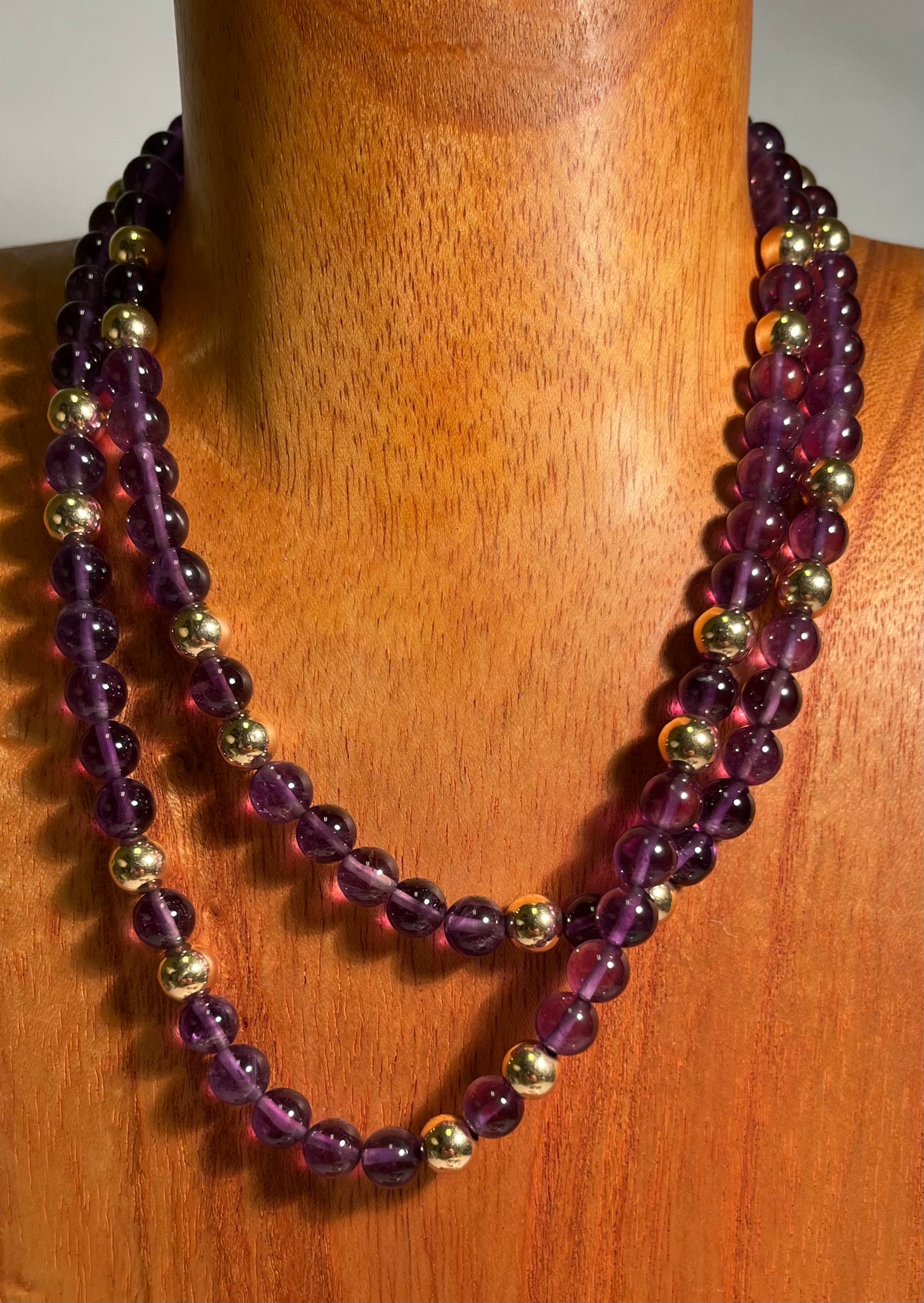 14K Gold & Bead Necklaces (3)