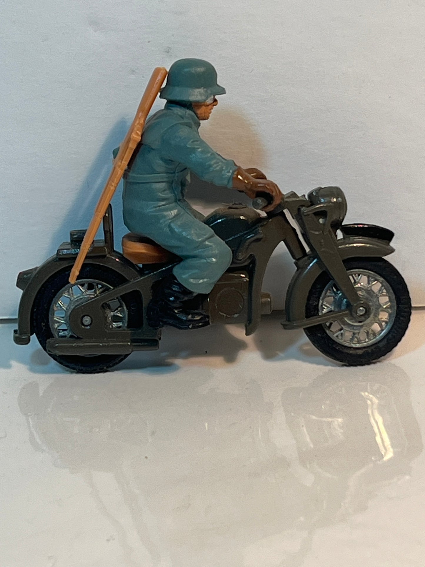 Vintage BMW German Motorcycle & Sidecar Toy Set
