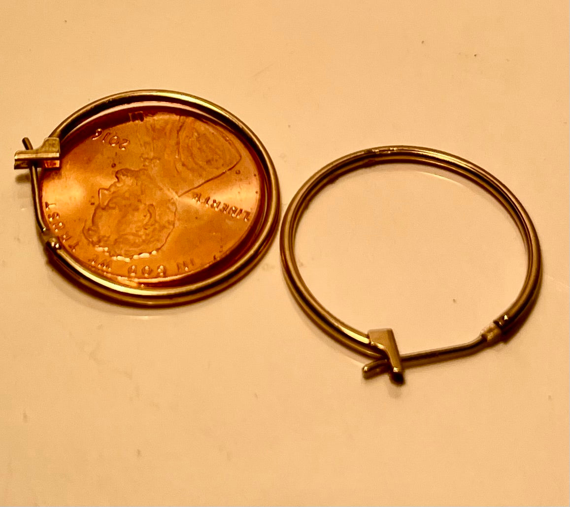 10K Gold Hoop Earrings
